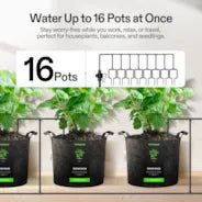 Vivosun FlexFeed Automatic Drip Irrigation Kit for Indoor & Outdoor Plants, Smart Watering System with 16 Drip Emitters, 4mm Fast Flow, App - Controlled A10 GrowHub, Quiet 15W Pump - Green Thumb Depot