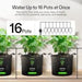 Vivosun FlexFeed Automatic Drip Irrigation Kit for Indoor & Outdoor Plants, Smart Watering System with 16 Drip Emitters, 4mm Fast Flow, App - Controlled A10 GrowHub, Quiet 15W Pump - Green Thumb Depot