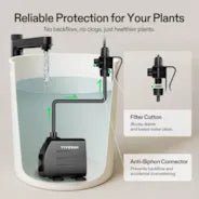 Vivosun FlexFeed Automatic Drip Irrigation Kit for Indoor & Outdoor Plants, Smart Watering System with 16 Drip Emitters, 4mm Fast Flow, App - Controlled A10 GrowHub, Quiet 15W Pump - Green Thumb Depot