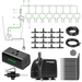 Vivosun FlexFeed Automatic Drip Irrigation Kit for Indoor & Outdoor Plants, Smart Watering System with 16 Drip Emitters, 4mm Fast Flow, App - Controlled A10 GrowHub, Quiet 15W Pump - Green Thumb Depot