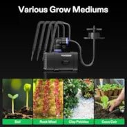 Vivosun FlexFeed Drip Irrigation Kit, 4W Automatic Irrigation System with Pump & 4 Drip Emitters, App - Controllable Professional Plant Watering Drip Kit for VGrow Smart Grow Box - Green Thumb Depot
