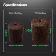 Vivosun FlexFeed DWC Hydroponices System Seed Rooter, 4 - Pack Seed Starter Plugs, Compatible with VGrow DWC System - Green Thumb Depot