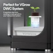 Vivosun FlexFeed DWC Hydroponices System Seed Rooter, 4 - Pack Seed Starter Plugs, Compatible with VGrow DWC System - Green Thumb Depot