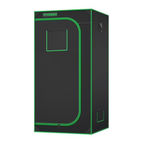 Vivosun Grow Tent 2.7x2.7 S276, 1-2 Plants Use, 600D Light-proof Oxford