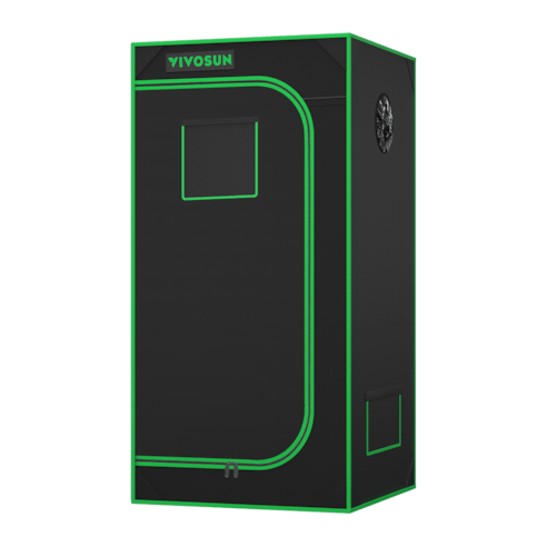 Vivosun Grow Tent 2x2 S224, 1 - 2 Plants Use, 600D Light - proof Oxford - Green Thumb Depot