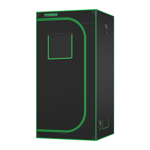 Vivosun Grow Tent 3x3 S336, 2 - 4 Plants Use, 600D Light - proof Oxford - Green Thumb Depot