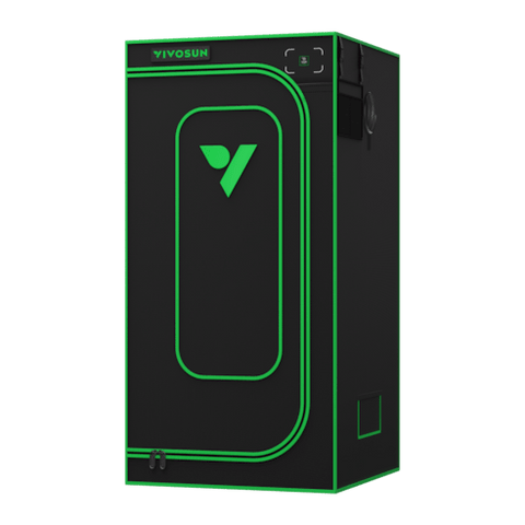 Vivosun Grow Tent Pro 2.7x2.7 P276, 1-2 Plants Use, Large Front Window