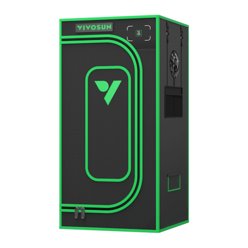 Vivosun Grow Tent Pro 2x2 P224, 1 - 2 Plants Use, Large Front Window - Green Thumb Depot