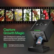 Vivosun GrowCam C4, 2K QHD WiFi Smart Camera for Grow Tent & VGrow Smart Grow Box, Timelapse, Night Vision, SD Card Storage, 2 - Way Audio, App Control - Green Thumb Depot