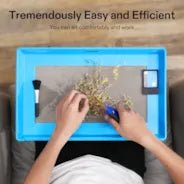 Vivosun Herb Trimming Tray for Harvest, Blue - Green Thumb Depot