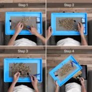 Vivosun Herb Trimming Tray for Harvest, Blue - Green Thumb Depot