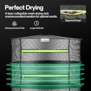 Vivosun Inclusive Harvest Kit, Includes 16” Bowl Trimmer, Trim Tray, Drying Rack, Bluetooth Hygrometer Thermometer, and All the Essential Tools for Successful Harvest - Green Thumb Depot