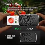 Vivosun Jewelry Loupe Magnifier 30X 60X 90X LED Lighted Eye Loupe - Green Thumb Depot