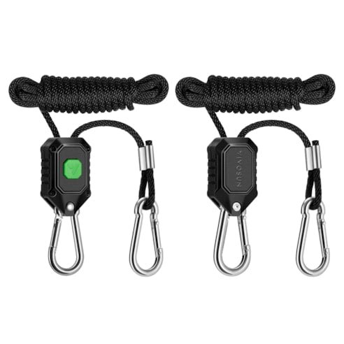 Vivosun LED Grow Light Adjustable Hanger 1/8 Inch, 150 lbs/pair Weight Capacity, 1 Pair - Green Thumb Depot