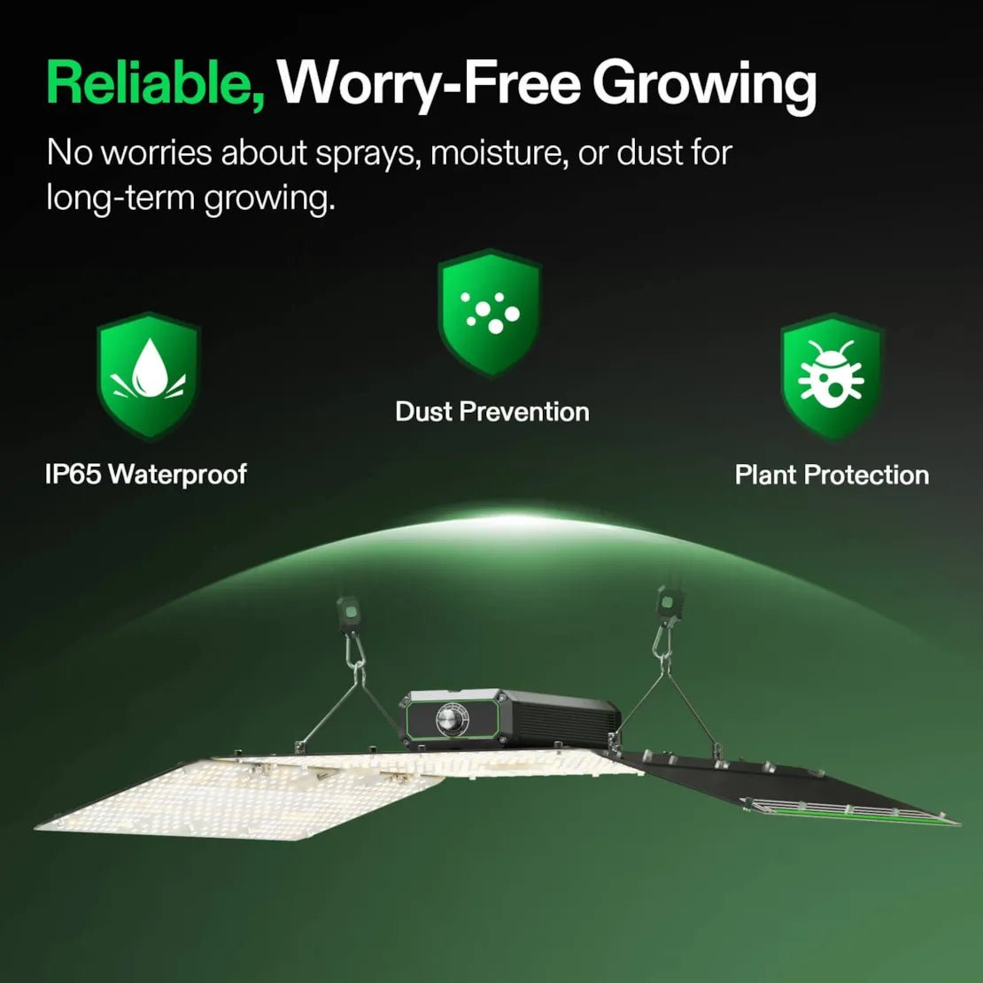 Vivosun LumaLight LED Grow Light, Full Spectrum Plant Light, 400W Smart Dimmable & High PPFD for Indoor Plants Seedling Vegetables Bloom - Green Thumb Depot