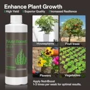 Vivosun NutriBoost (0 - 0 - 1), All - Purpose Liquid Fertilizer for All Growing Stages, 8oz - Green Thumb Depot