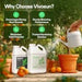 Vivosun Nutrients Base A & B Bundle, Liquid Fertilizer Supports Vegetative and Flowering Stage, 1 Gallon Each - Green Thumb Depot