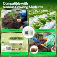 Vivosun Nutrients Base A & B Bundle, Liquid Fertilizer Supports Vegetative and Flowering Stage - Green Thumb Depot