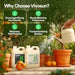 Vivosun Nutrients Base A & B Bundle, Liquid Fertilizer Supports Vegetative and Flowering Stage, 8oz - Green Thumb Depot