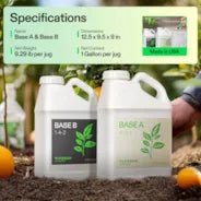 Vivosun Nutrients Base A & B Bundle, Liquid Fertilizer Supports Vegetative and Flowering Stage - Green Thumb Depot