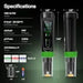 Vivosun pH Meter, High Accuracy pH Tester with ATC, Digital pH Pen 0.00–14.00 ±0.01pH, Portable Nutrient Test Meter with Interchangeable Probe for Water - Green Thumb Depot