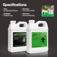 Vivosun pH Up & pH Down Kit, Liquid Fertilizer for All Plants and All Growing Systems, 1 Quart Each - Green Thumb Depot