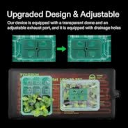 Vivosun Seedling Combo w/ 10"x20.75" Heat Mat and 6 - Pack Seed Starter Trays - Green Thumb Depot