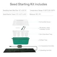 Vivosun Seedling Combo w/ 10"x20.75" Heat Mat and 6 - Pack Seed Starter Trays - Green Thumb Depot
