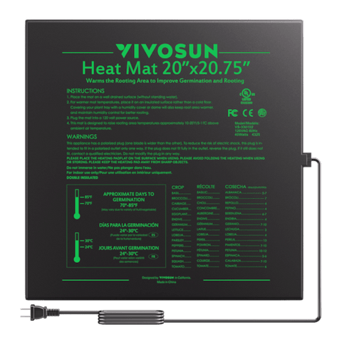 Vivosun Seedling Heat Mat 10″ x 20.75″