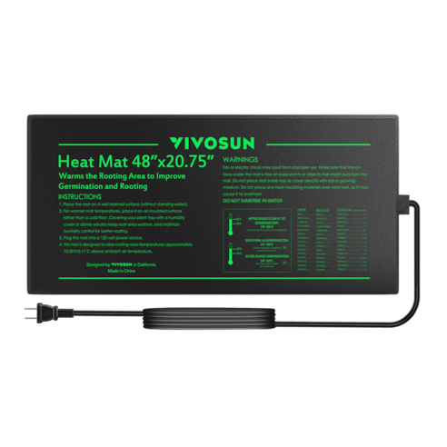 Vivosun Seedling Heat Mat 48" x 20.75" - Green Thumb Depot