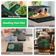 Vivosun Seedling Heat Mat Digital Thermostat Combo 20" x 20.75" 2 - Pack - Green Thumb Depot