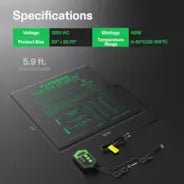 Vivosun Seedling Heat Mat Digital Thermostat Combo 20" x 20.75" - Green Thumb Depot