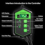 Vivosun Seedling Heat Mat Thermostat - Green Thumb Depot