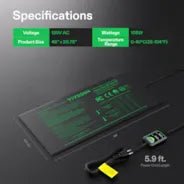 Vivosun Seedling Heat Mat with Dual Digital Display Thermostat 2 Pack - Green Thumb Depot