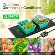 Vivosun Seedling Heat Mat with Dual Digital Display Thermostat 2 Pack - Green Thumb Depot
