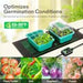 Vivosun Seedling Heat Mat with Dual Digital Display Thermostat 2 Pack - Green Thumb Depot