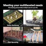 Vivosun Seedling Heat Mat with Dual Digital Display Thermostat - Green Thumb Depot
