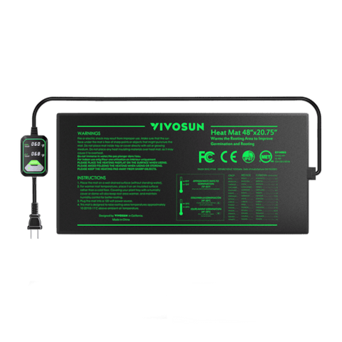 Vivosun Seedling Heat Mat with Dual Digital Display Thermostat