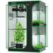 Vivosun Smart 2 - in - 1 Grow Tent Kit 3x4, 2 - Plant Complete System, with WiFi E42A+ Controller, AeroLight Wing AW200SE LED Grow Light, and 4 - inch AeroZesh G4 Ventilation Combo - Green Thumb Depot