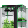 Vivosun Smart 2-in-1 Grow Tent Kit 4x5, 4-Plant Complete System, with WiFi E42A+ Controller, AeroLight Wing AW400 LED Grow Light, and 6-inch AeroZesh G6 Ventilation Combo