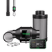 Vivosun Smart Air Filtration PRO G4 Kit 4", AeroZesh G4 Inline Duct Fan w/GrowHub E42A+ Temp. Humidity WiFi - Controller, Carbon Filter & Ducting, Cooling & Ventilation System for Grow Tent, Hydroponics - Green Thumb Depot