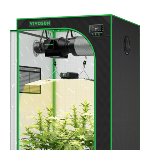 Vivosun Smart Grow Tent Kit, 3 × 3ft 3-Plant System, WiFi-Integrated Automatic Grow System with Full Spectrum LED Grow Light, Efficient Ventilation System with GrowHub E42A+ Controller