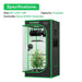 Vivosun Smart Grow Tent Kit Pro 2x2, 1 - Plant Complete System, with WiFi E42A+ Controller, 100W AeroLight LED Grow Light, 4 - inch AeroZesh T4 Ventilation Combo, and AeroWave E6 Gen2 Clip - on Fan - Green Thumb Depot