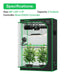Vivosun Smart Grow Tent Kit Pro 2x4, 2 - Plant Complete System, with WiFi E42A+ Controller, 200W AeroLight Wing LED Grow Light, 4 - inch AeroZesh T4 Ventilation Combo, and AeroWave E6 Gen2 Clip - on Fan - Green Thumb Depot