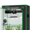 Vivosun Smart Grow Tent Kit Pro 2x4, 2-Plant Complete System, with WiFi E42A+ Controller, 200W AeroLight Wing LED Grow Light, 4-inch AeroZesh T4 Ventilation Combo, and AeroWave E6 Gen2 Clip-on Fan