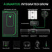 Vivosun Smart Grow Tent Kit Pro 4x4, 4 - Plant Complete System, with WiFi E42A+ Controller, 400W AeroLight Wing LED Grow Light, 6 - inch AeroZesh T6 Ventilation Combo, and AeroWave E6 Gen2 Clip - on Fan - Green Thumb Depot