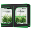 Vivosun Smart Grow Tent Kit Pro 4x8, 8-Plant Complete System, with WiFi E42A+ Controller, 2x 500W LumaLight LED Grow Light, and 8-inch AeroZesh T8 Ventilation Combo
