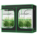 Vivosun Smart Grow Tent Kit Pro 4x8, 8 - Plant Complete System, with WiFi E42A+ Controller, 2x 500W LumaLight LED Grow Light, and 8 - inch AeroZesh T8 Ventilation Combo - Green Thumb Depot