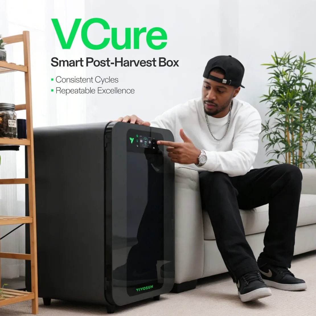 Vivosun Smart Post - Harvest Box, Drying Machine with Temperature Humidity Control System - Green Thumb Depot