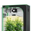 Vivosun Starter Grow Tent Kit, 4 × 2ft 2-Plant System, WiFi-Controlled Grow System with Full Spectrum LED Grow Light, Automatic Ventilation, GrowHub Outlet A22 with Temperature and Humidity Sensor